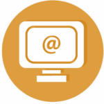 contact-vector-icons-set-orange-internet